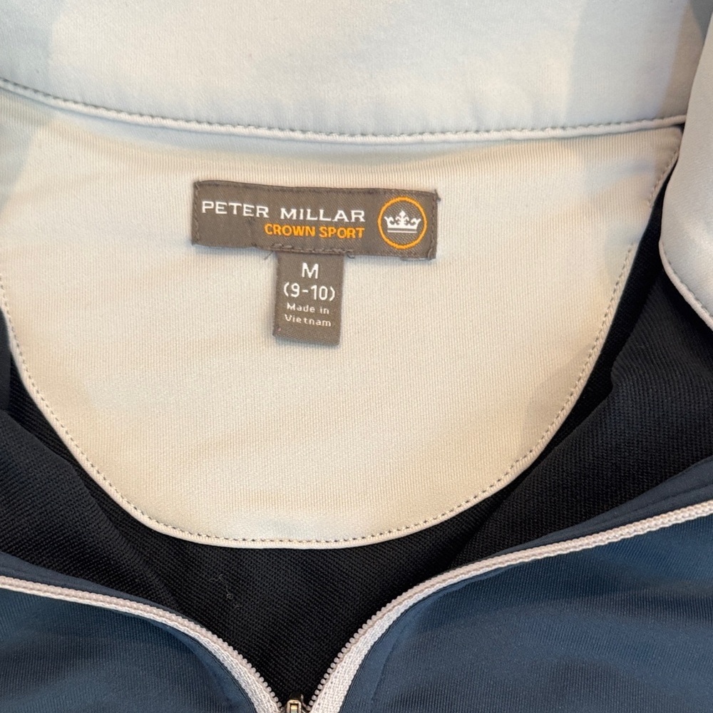 Peter Millar Crown Sport Pullover Boys 9-10 like new
